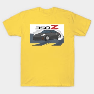 car 350z drift black T-Shirt